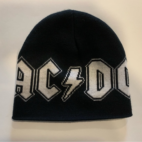 ACDC beanie rock band hat AC/DC authentic rockware - Picture 3 of 9